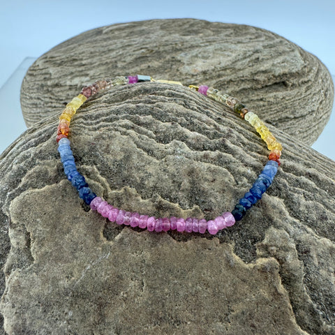 Multicoloured Sapphire Bracelet
