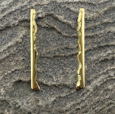 Gold Fissure Earrings